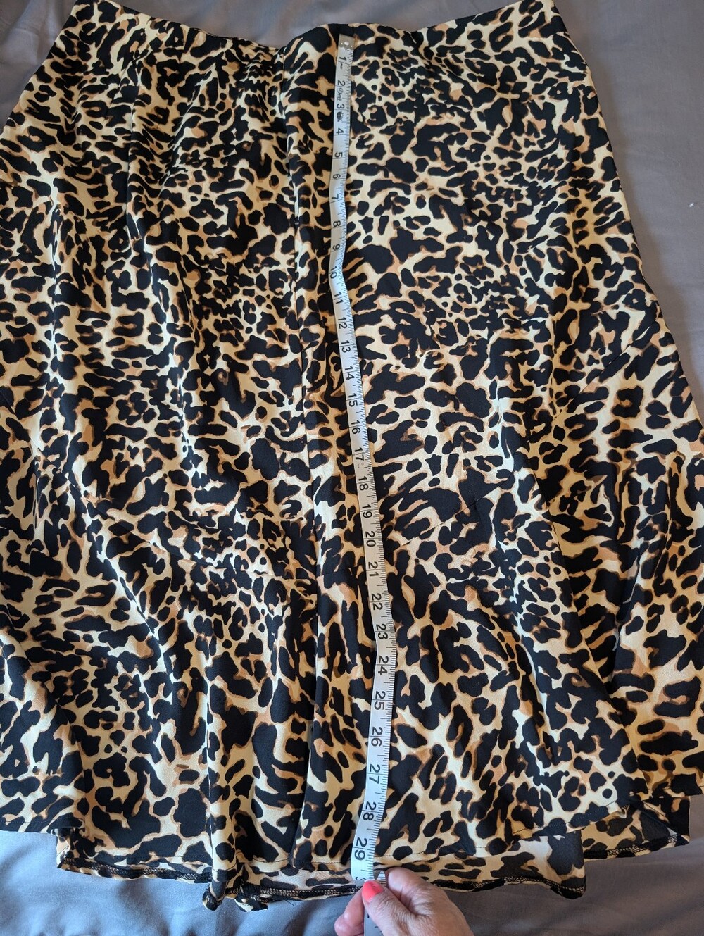 Eloquii 20 Cheetah Leopard Midi Skirt - Picture 5 of 7